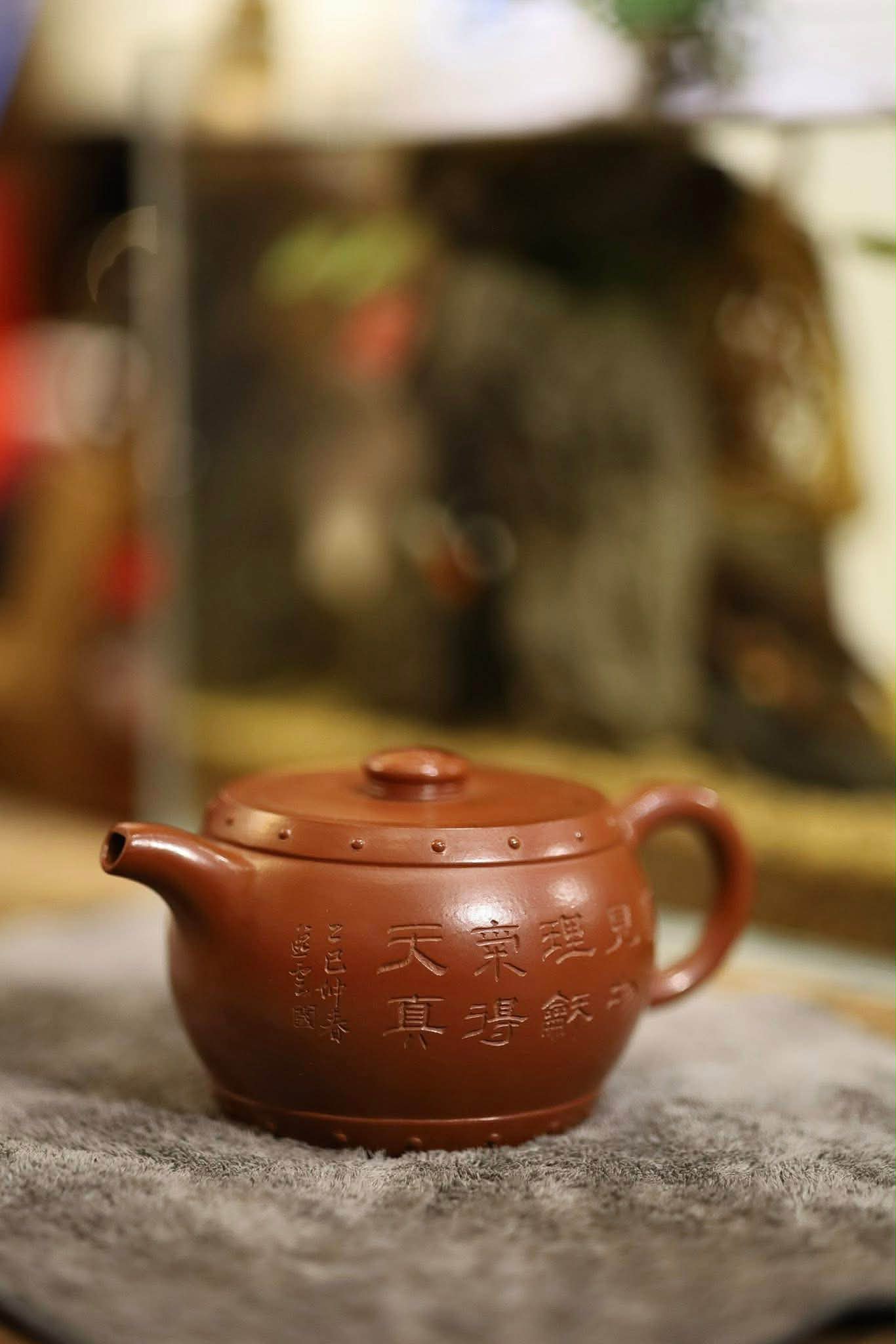 Ấm Tang Trống · Chu sa 2