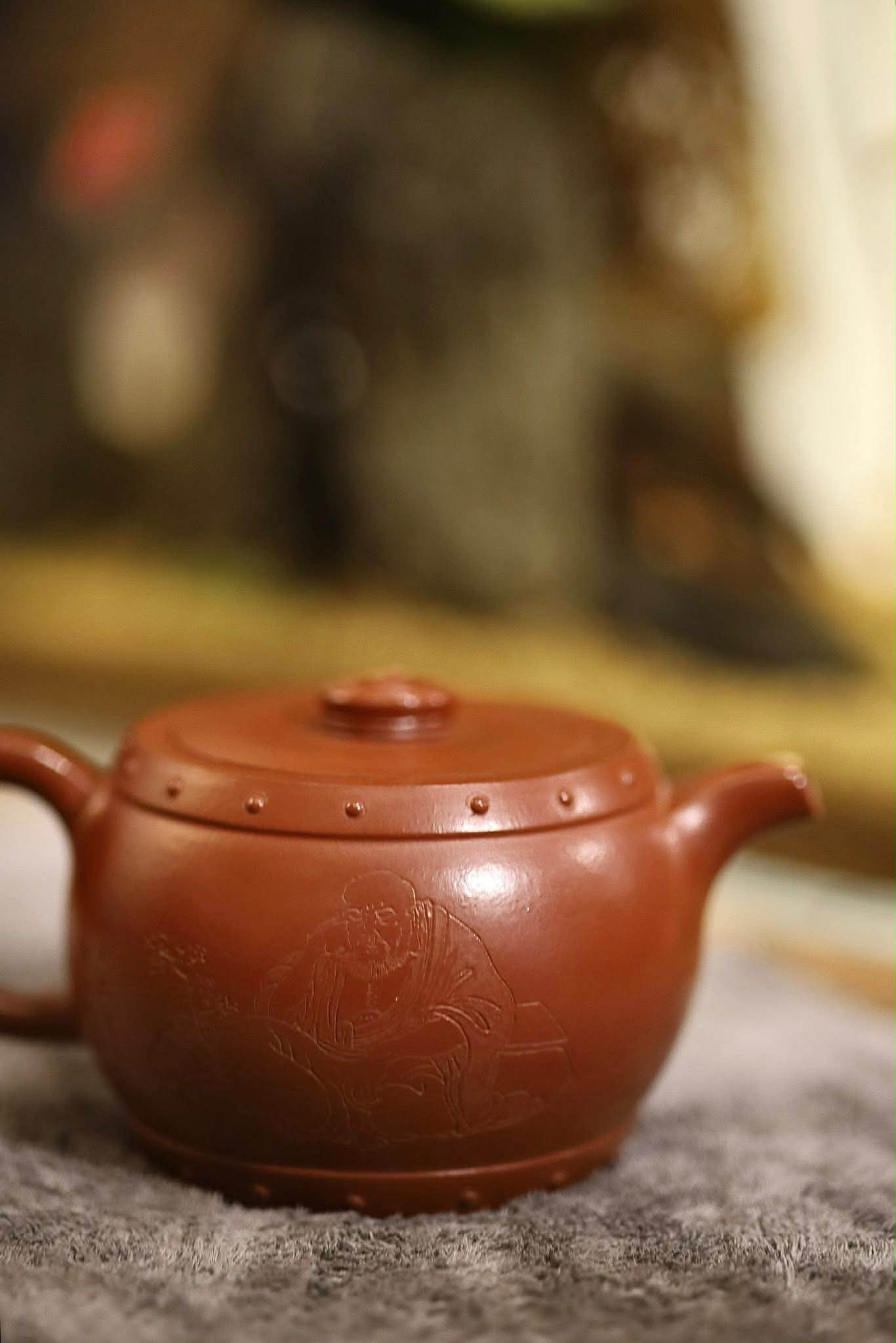 Ấm Tang Trống · Chu sa 3