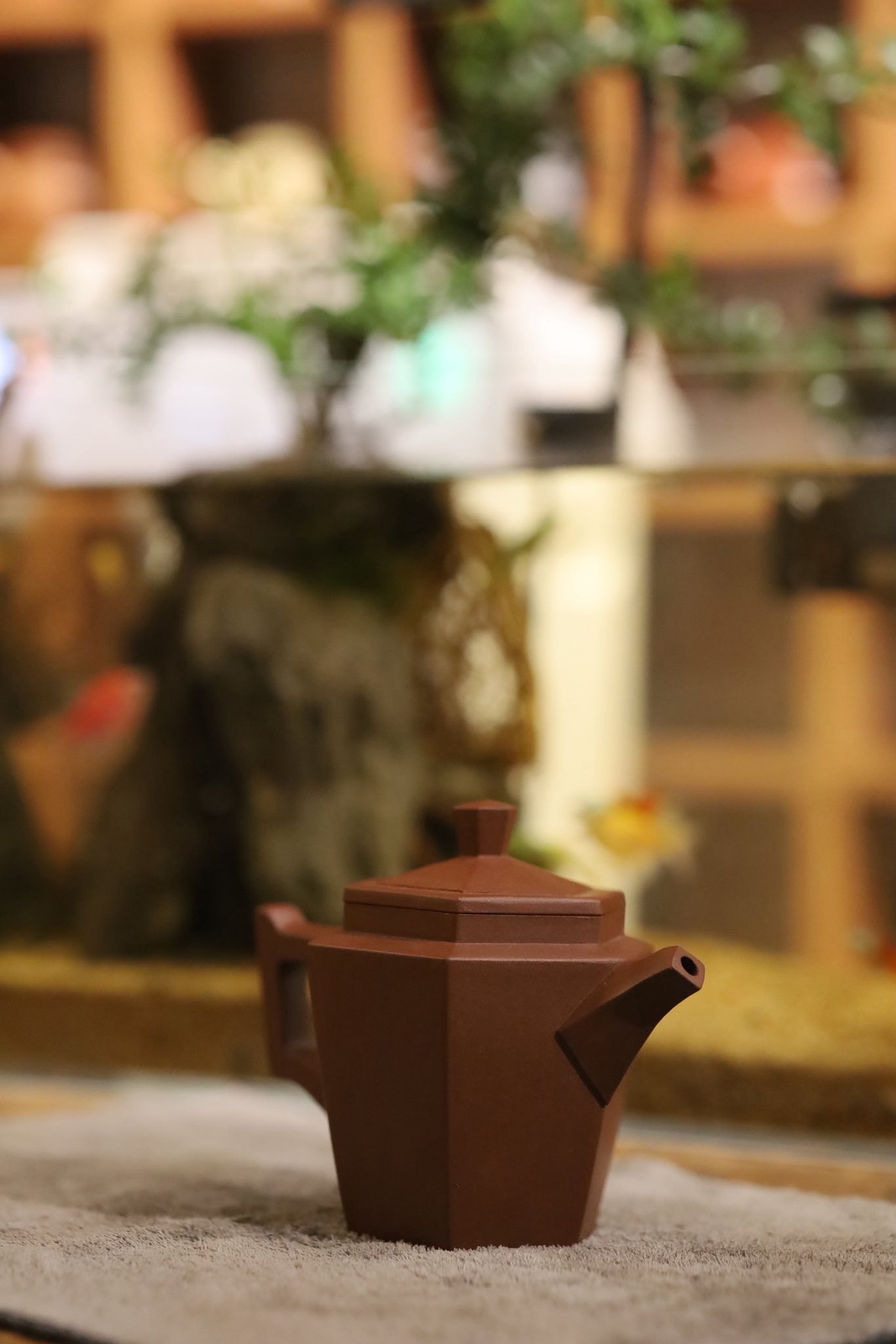 Ấm Lục phương hồ · Đáy tào Thanh tinh phẩm 6