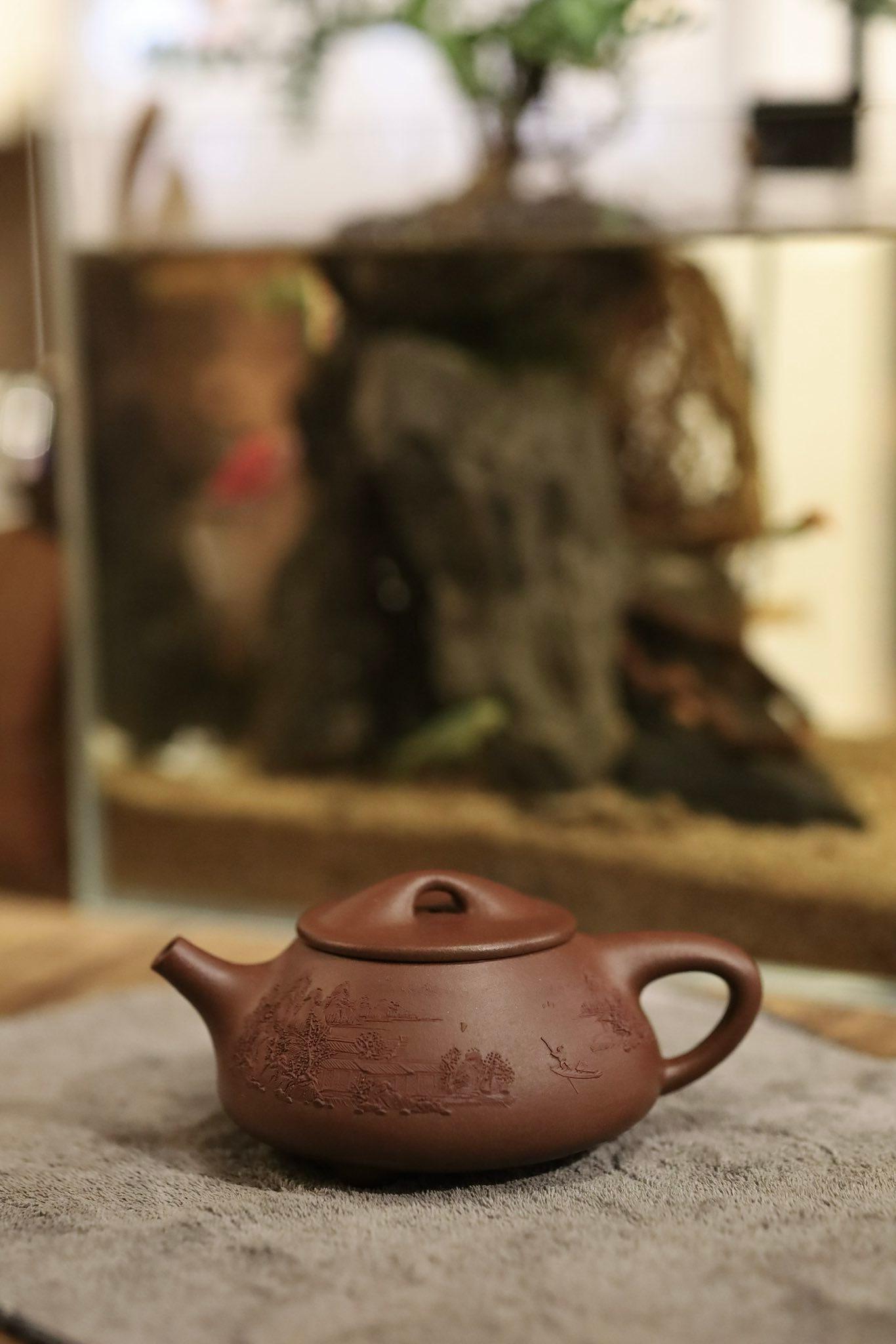 Ấm Thạch Biều Hán Đường Hồ · Tinh phẩm Đáy Tào 3