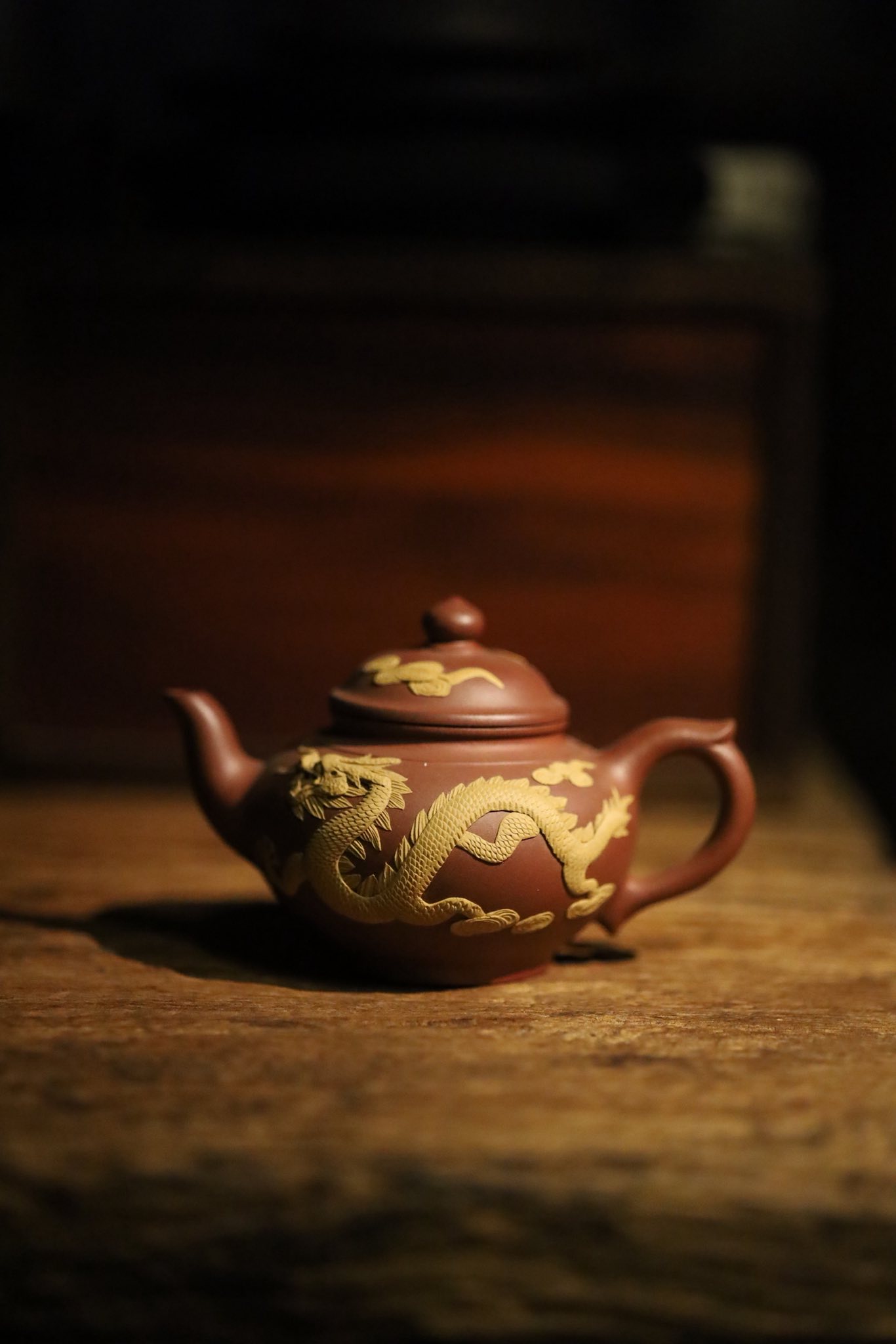 Ấm Tiếu Anh Hồ · chu sa + đoàn sa