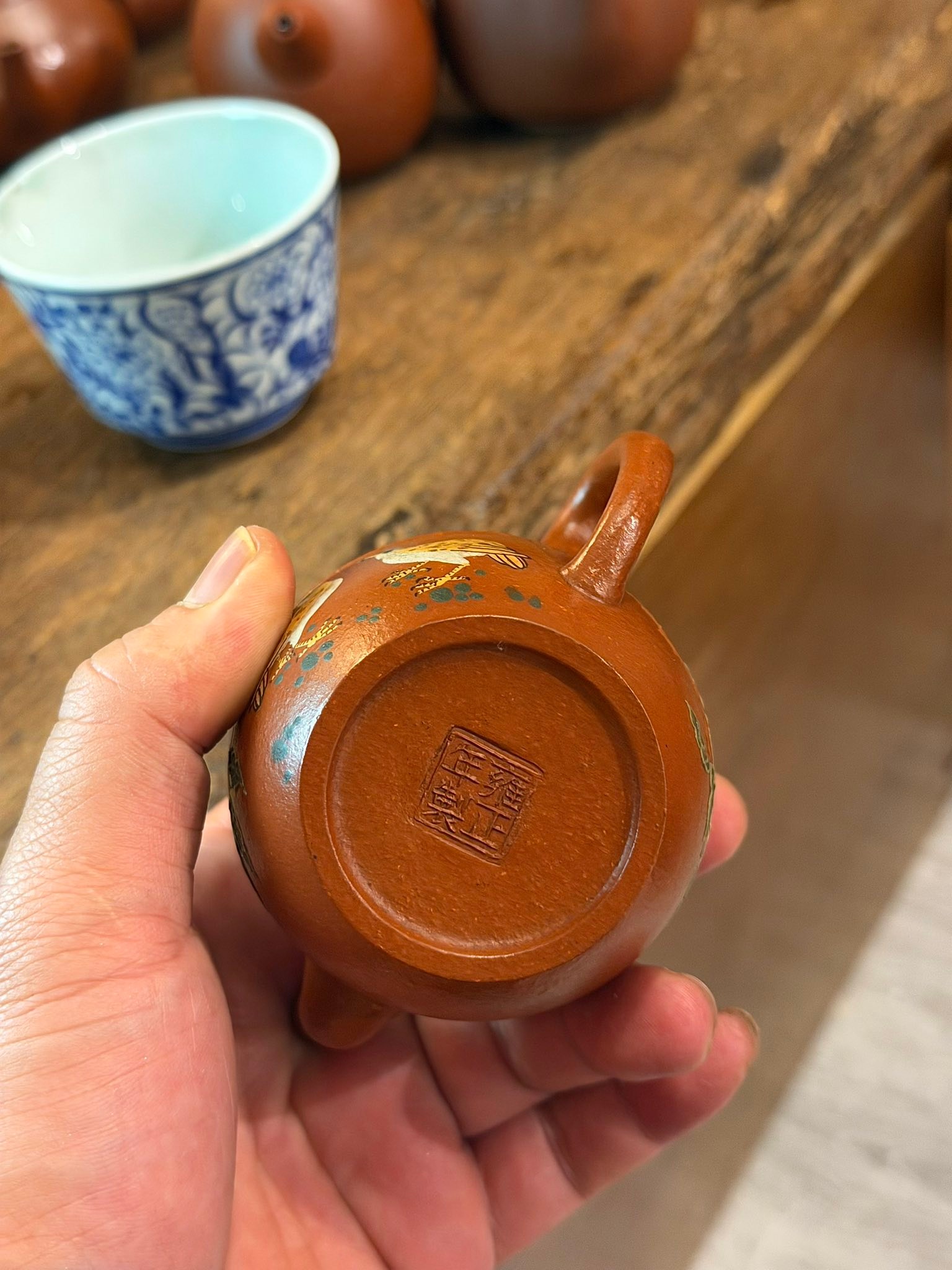 Ấm Tử Sa · chu sần cũ 5