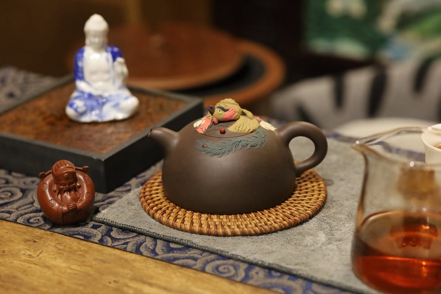 Ấm Bán Nguyệt · tử sa nguyên khoáng