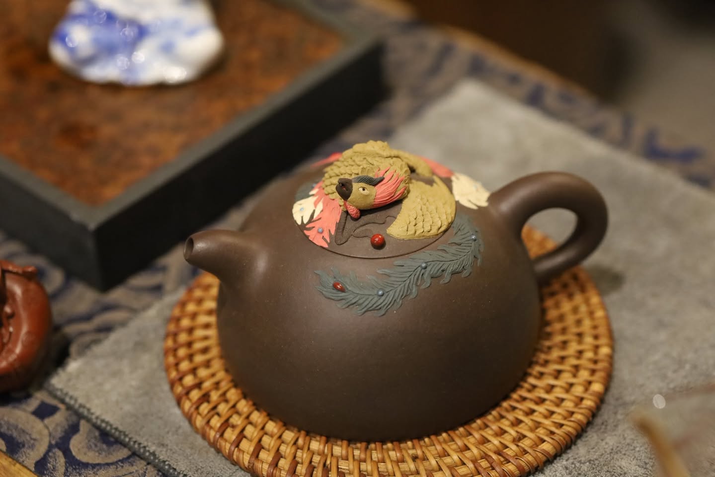 Ấm Bán Nguyệt · tử sa nguyên khoáng 2