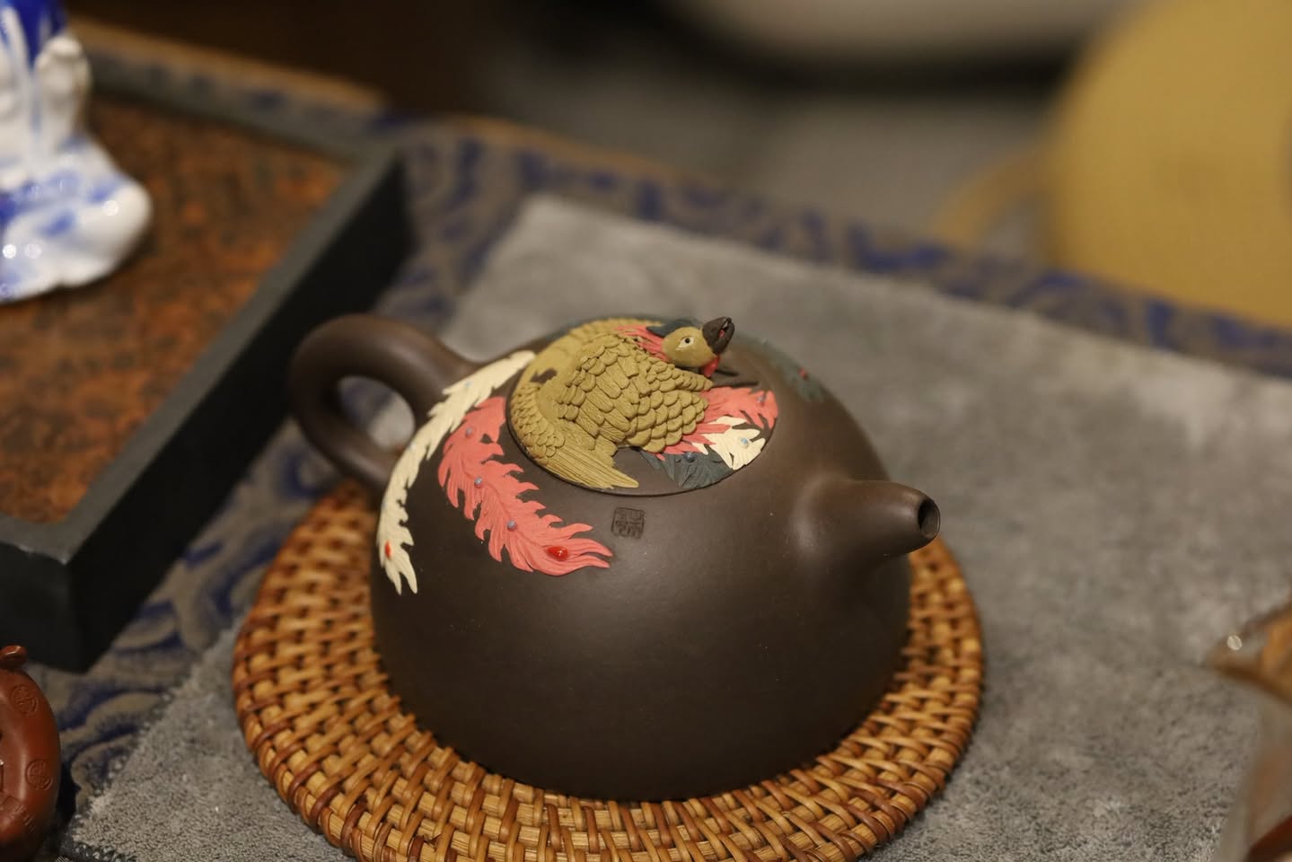 Ấm Bán Nguyệt · tử sa nguyên khoáng 3