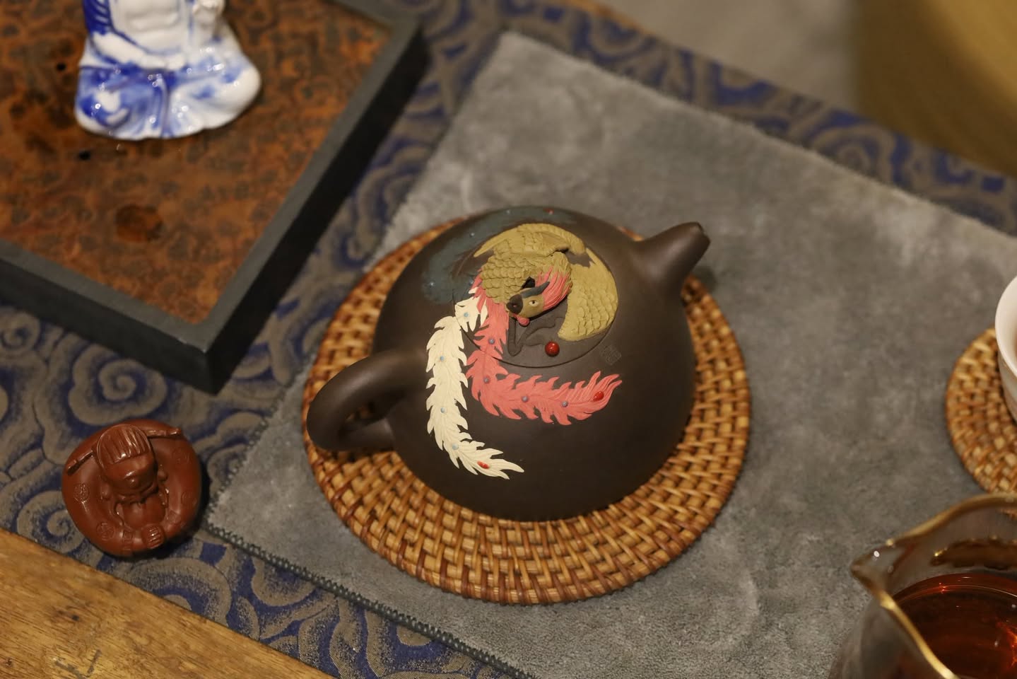 Ấm Bán Nguyệt · tử sa nguyên khoáng 6