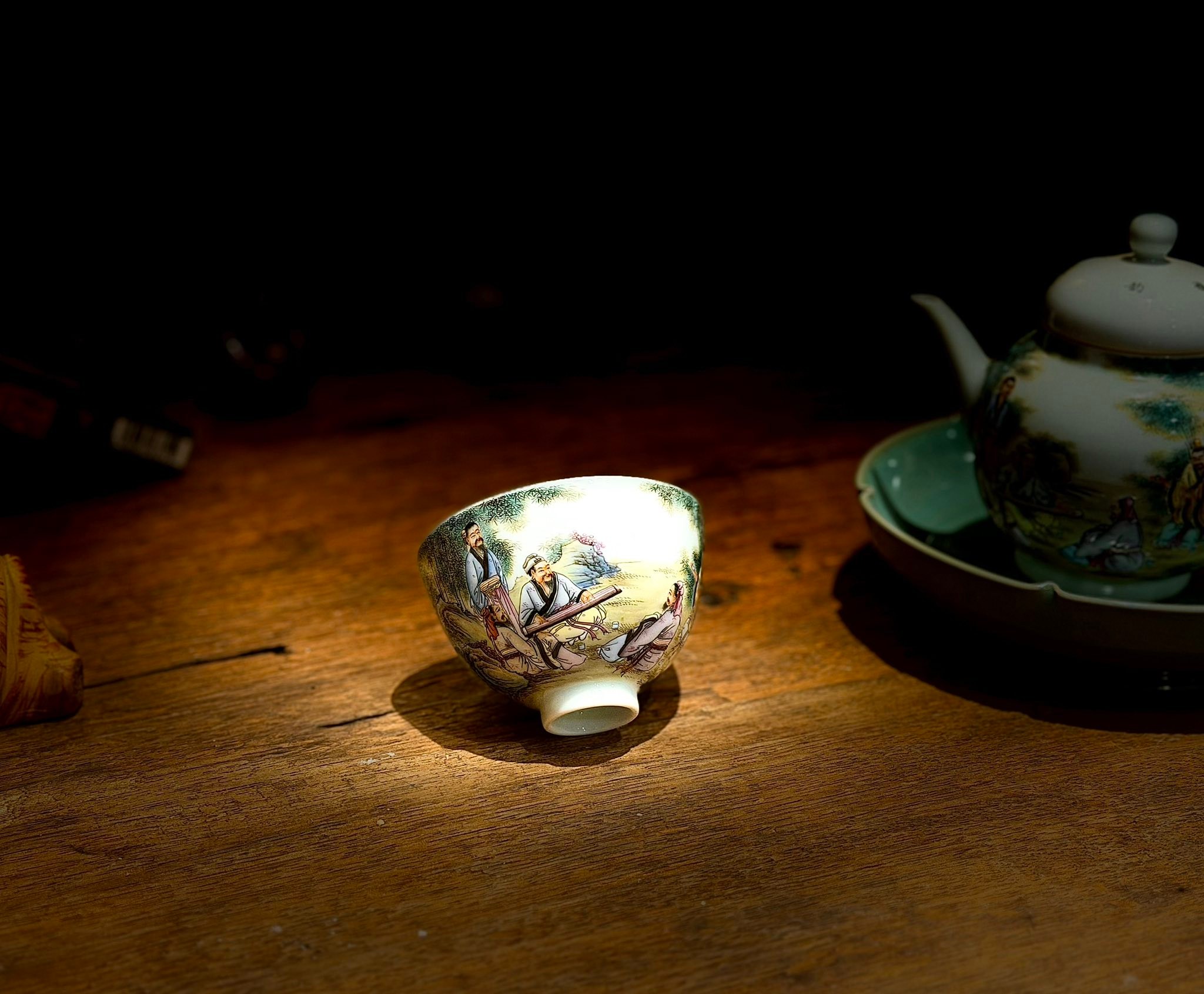 Chén Sứ Vẽ Tay 2