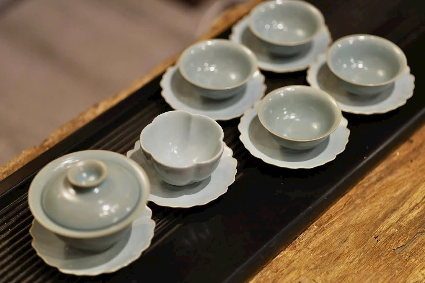 Bộ chén khải nhữ diêu 2