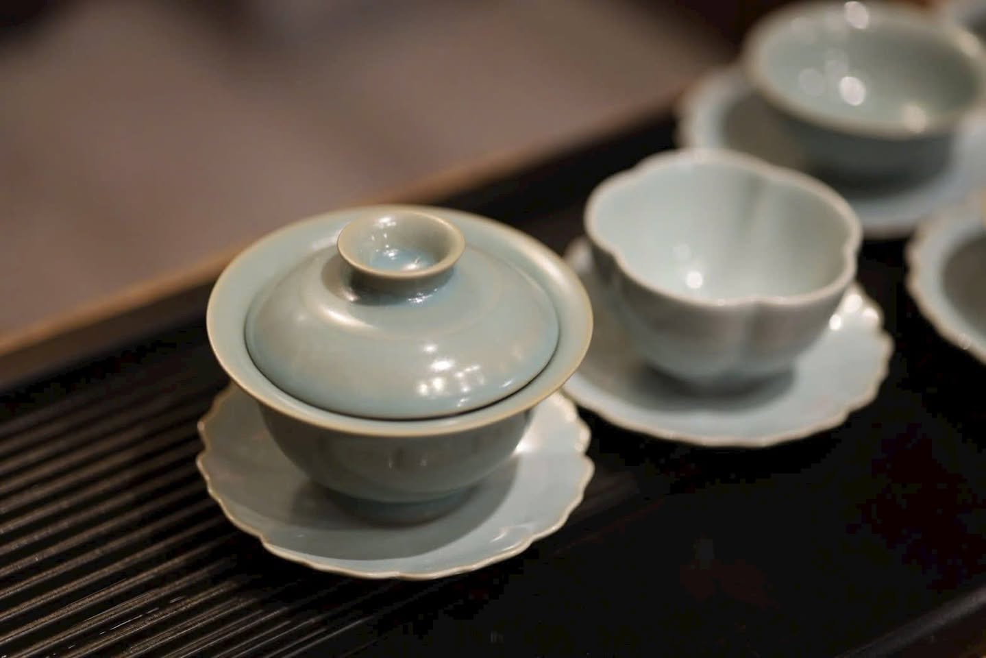 Bộ chén khải nhữ diêu 3