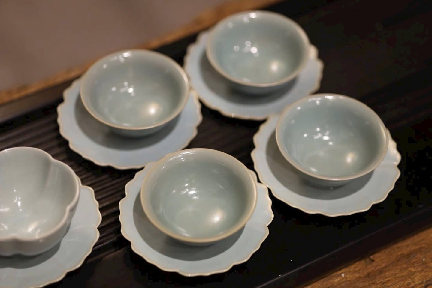 Bộ chén khải nhữ diêu 4