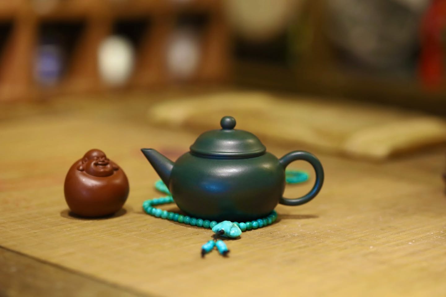 Ấm Thuỷ Bình Hồ · lam sa cũ