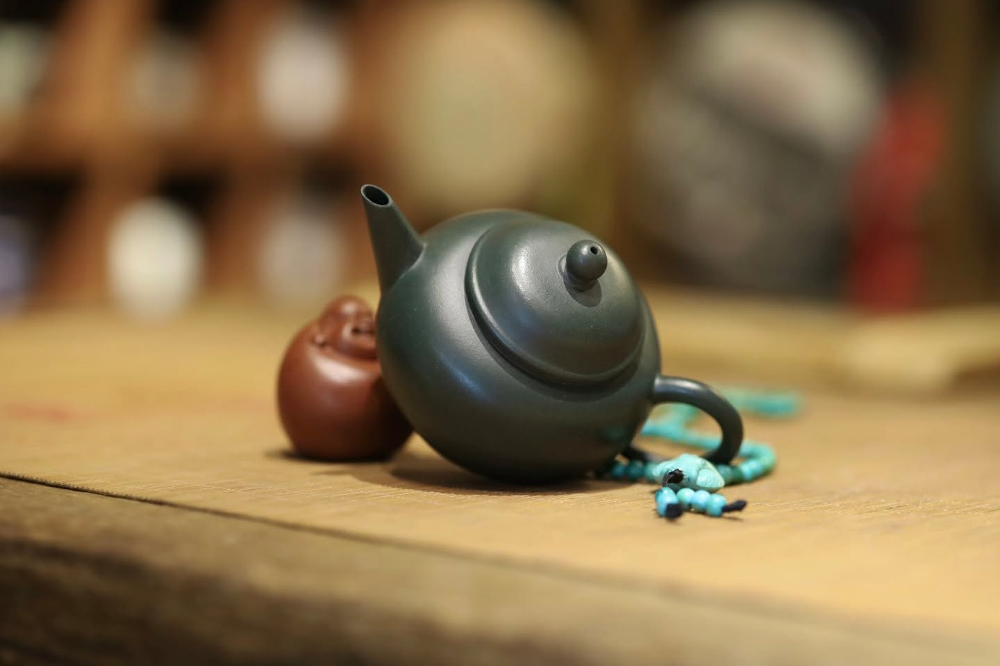 Ấm Thuỷ Bình Hồ · lam sa cũ 5