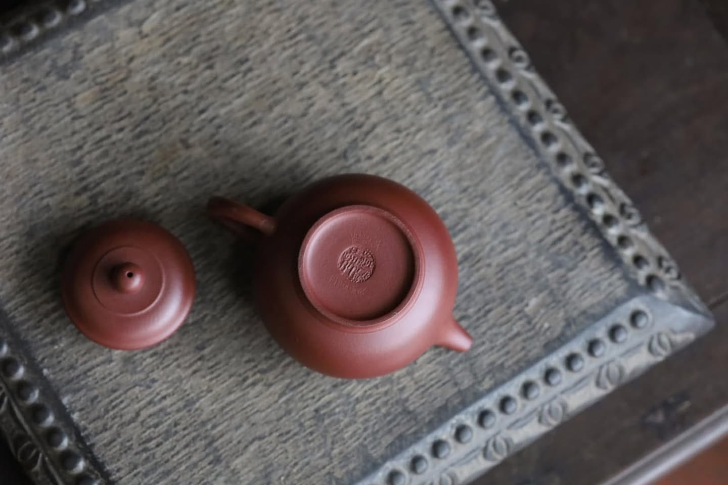 Ấm Chuyết Chỉ Hồ · Nguyên khoáng đáy tào thanh giếng 04 2