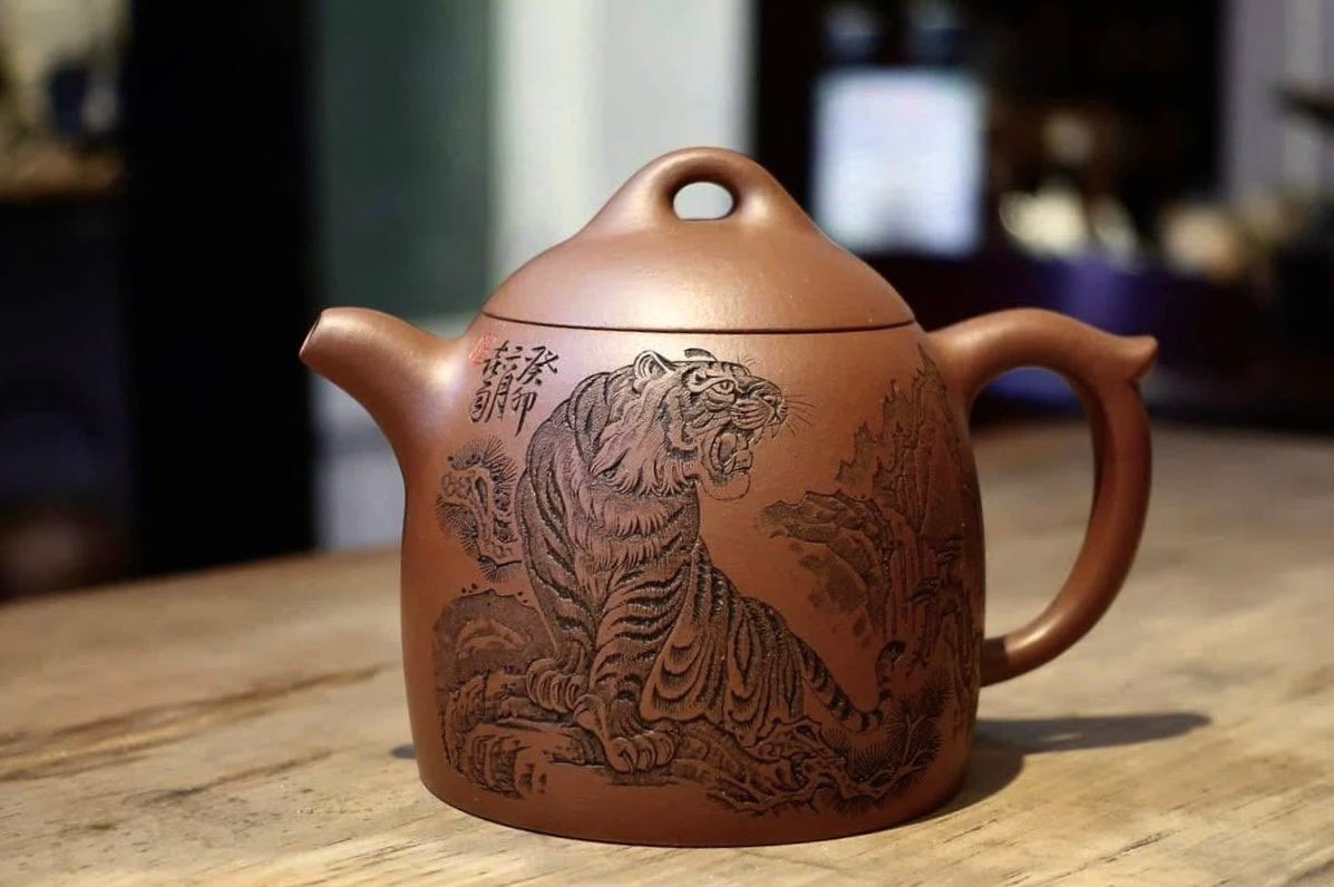 Ấm Tần quyền hồ · thanh hội nê 3