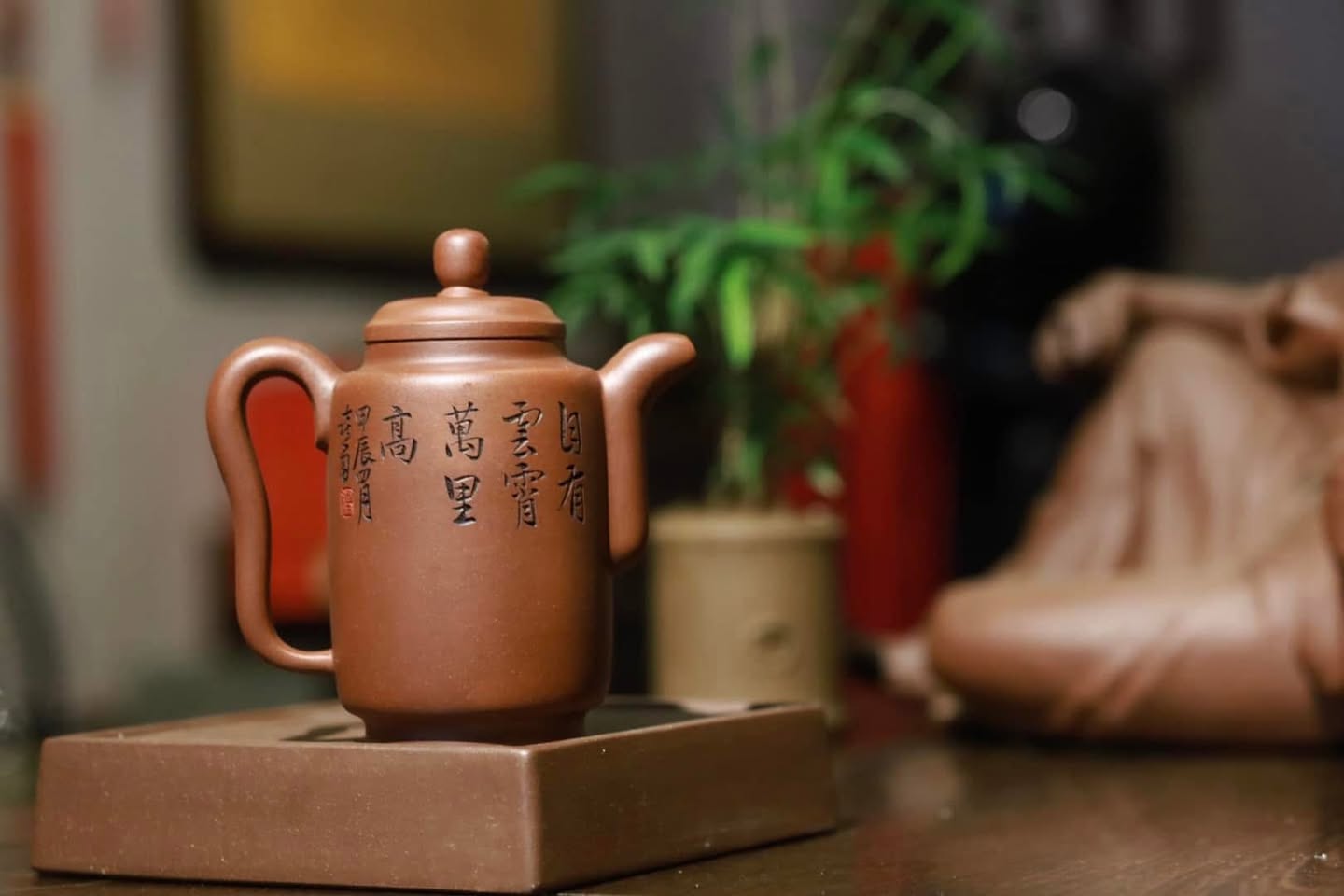 Ấm Tử Sa · thanh thuỷ nê 4