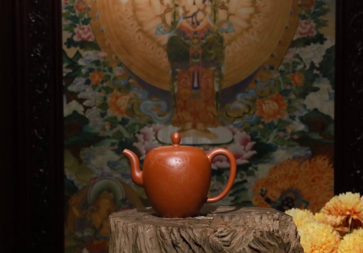 Ấm Tử Sa · Chu sa