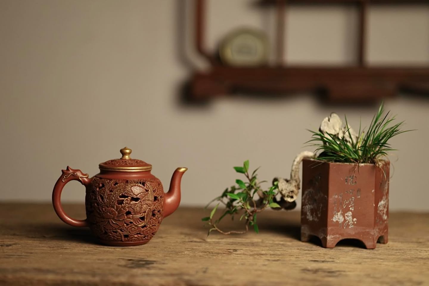 Ấm Tử Sa · chu sa cũ