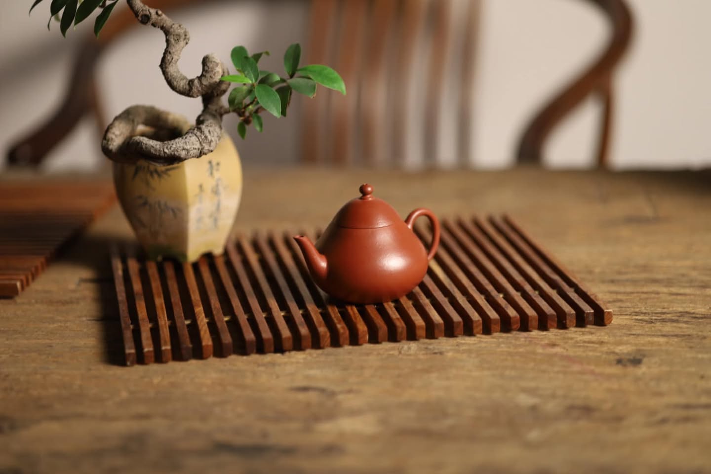 Ấm Văn Đán Hồ · chu sa cũ 3