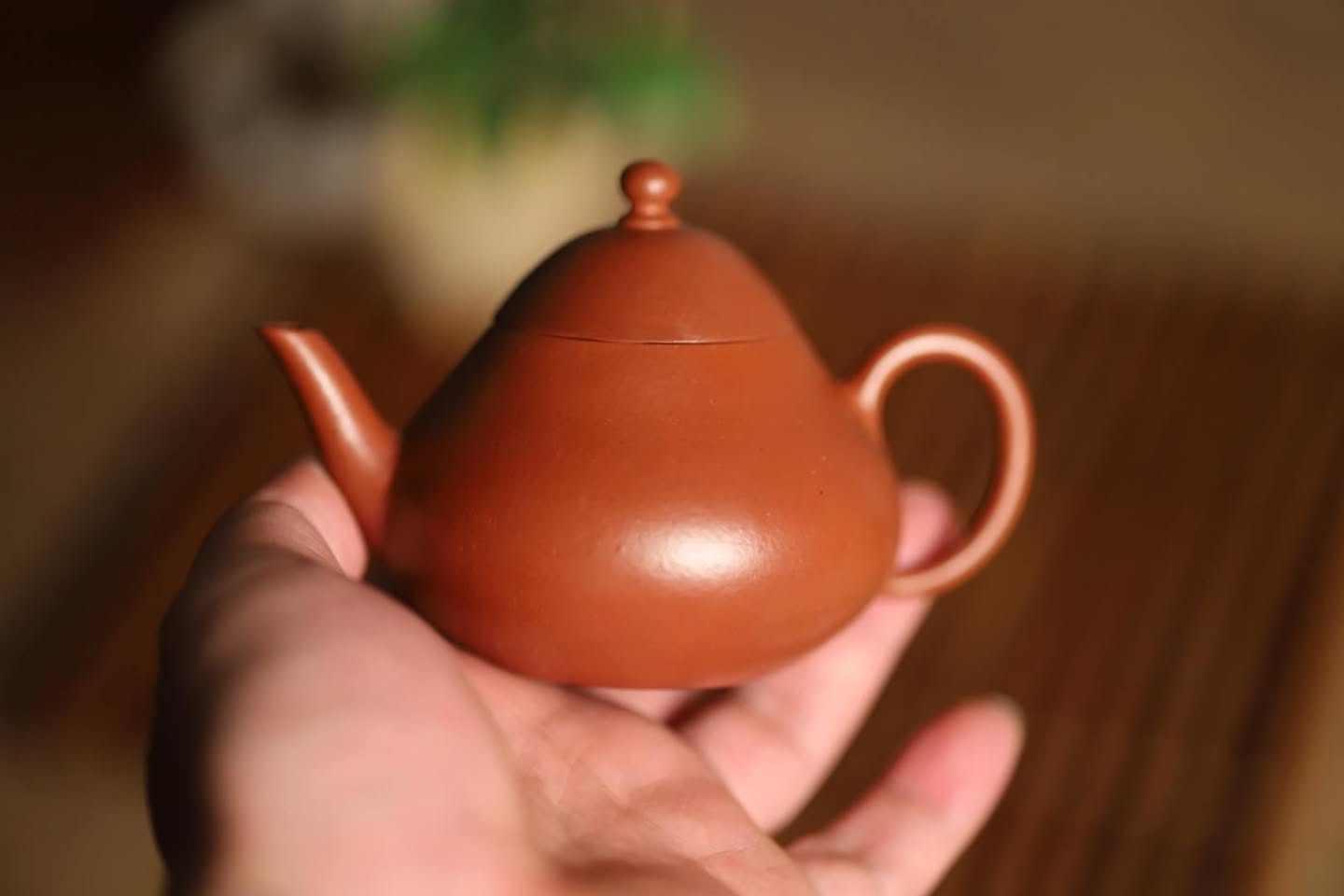 Ấm Văn Đán Hồ · chu sa cũ 6