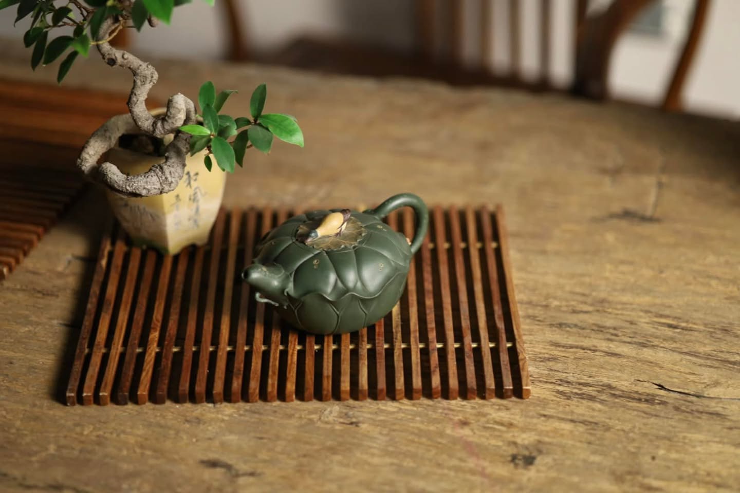 Ấm Hà Diệp Hồ · lục sa siêu hiếm