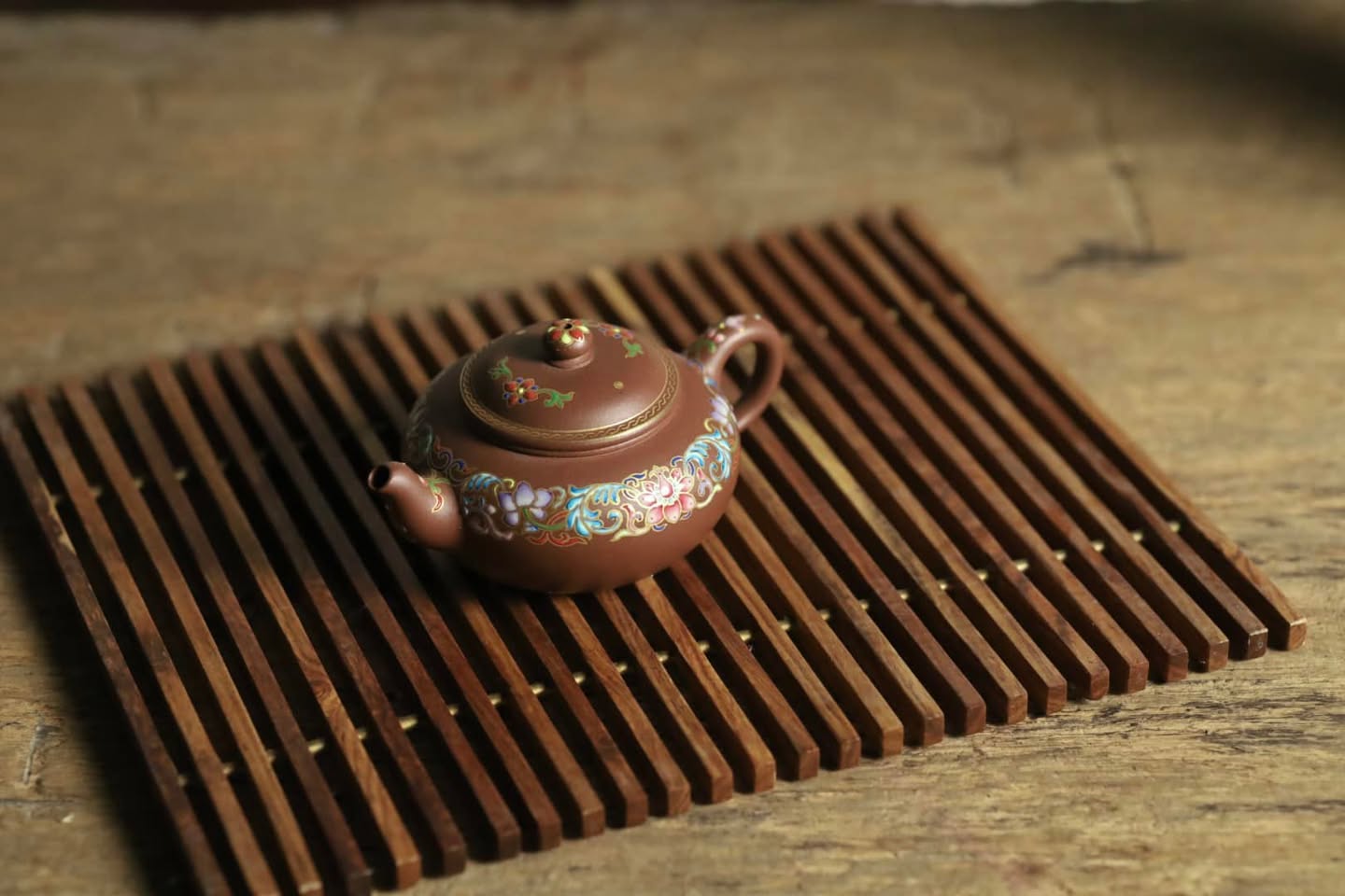 Ấm tử sa pháp lam · tử nê nguyên khoáng 2