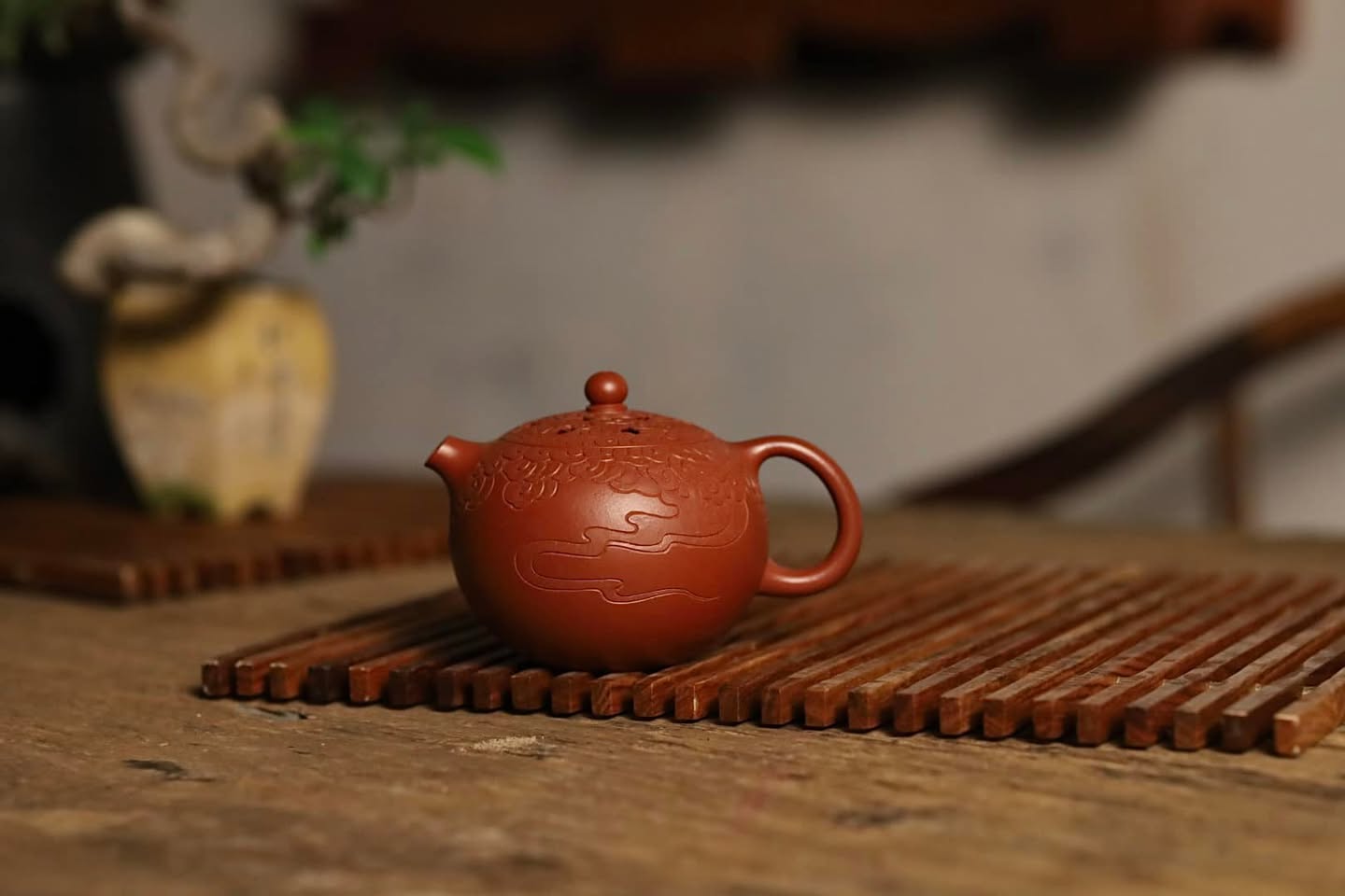 Ấm Tây Thi Hồ · Chu sa đại hồng bào 3