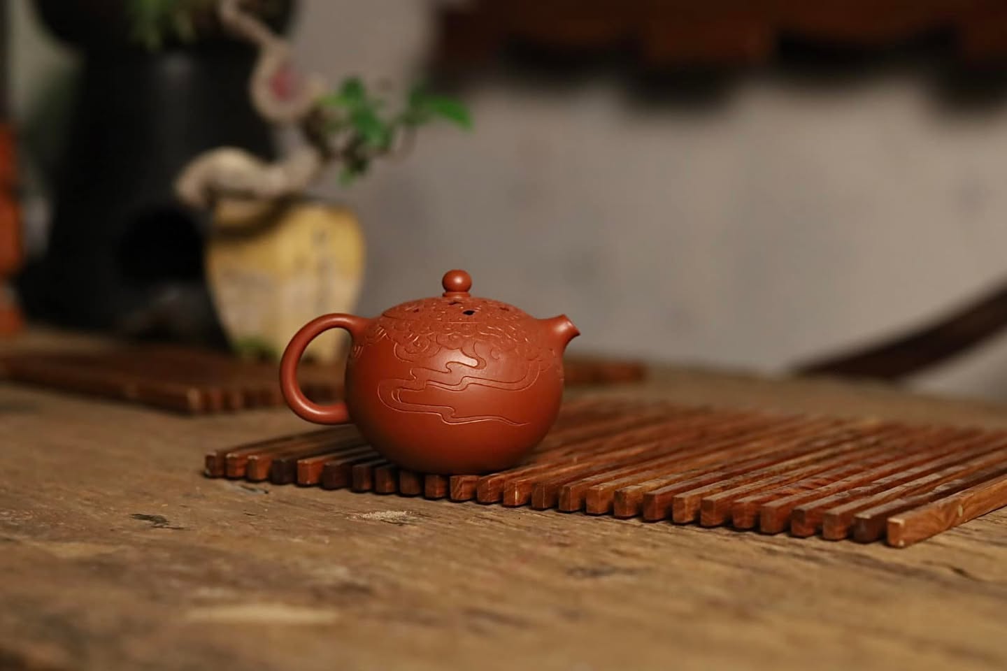 Ấm Tây Thi Hồ · Chu sa đại hồng bào 4
