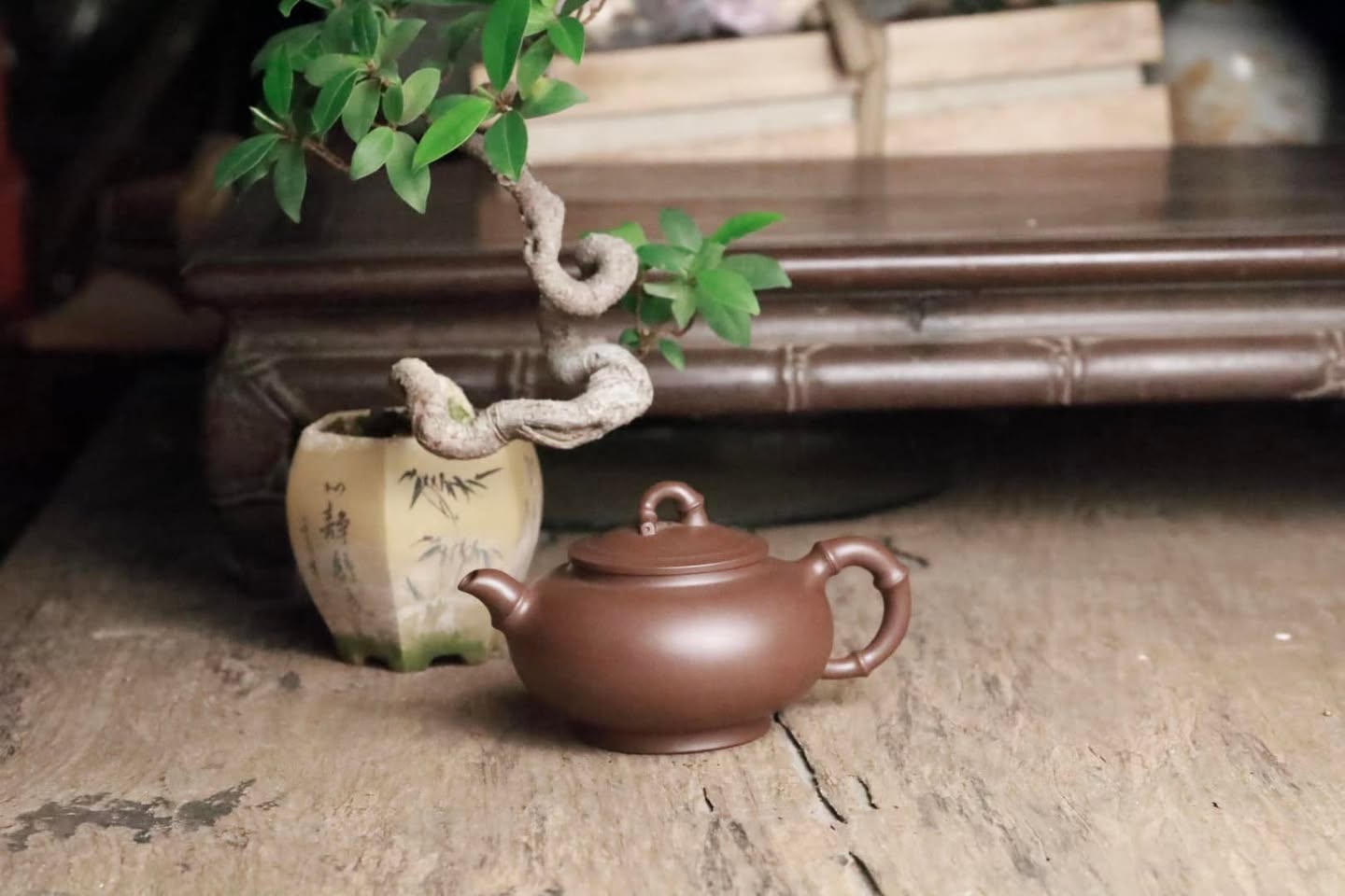 Ấm Đoạn Trúc Hồ · Văn cách nê 6