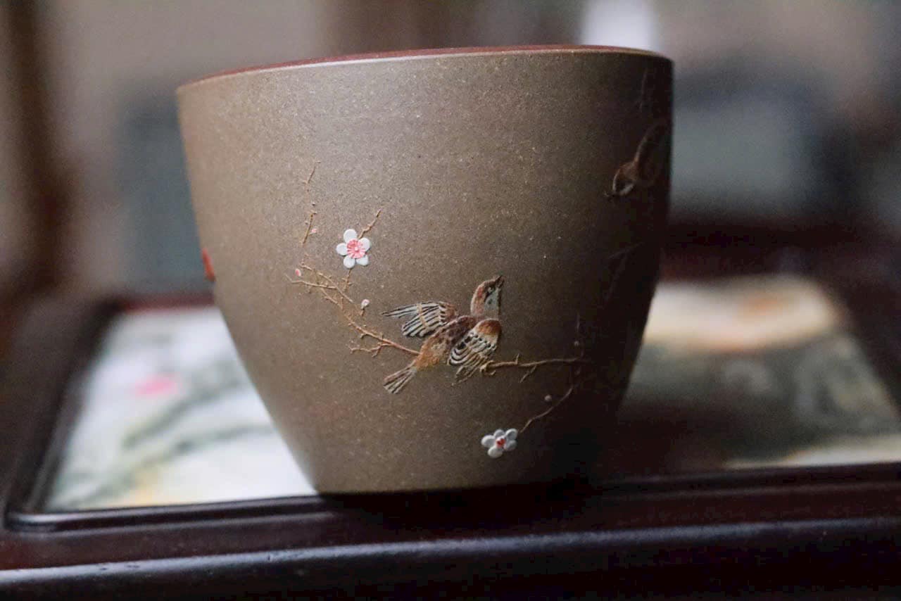 Hũ Đựng Trà Vẽ Tay 3